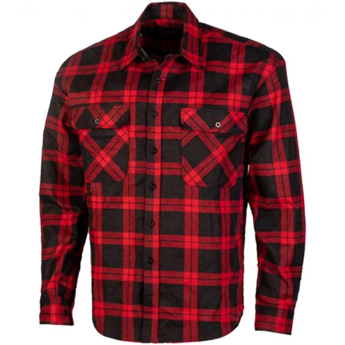 Open Front Flannelette Shirt