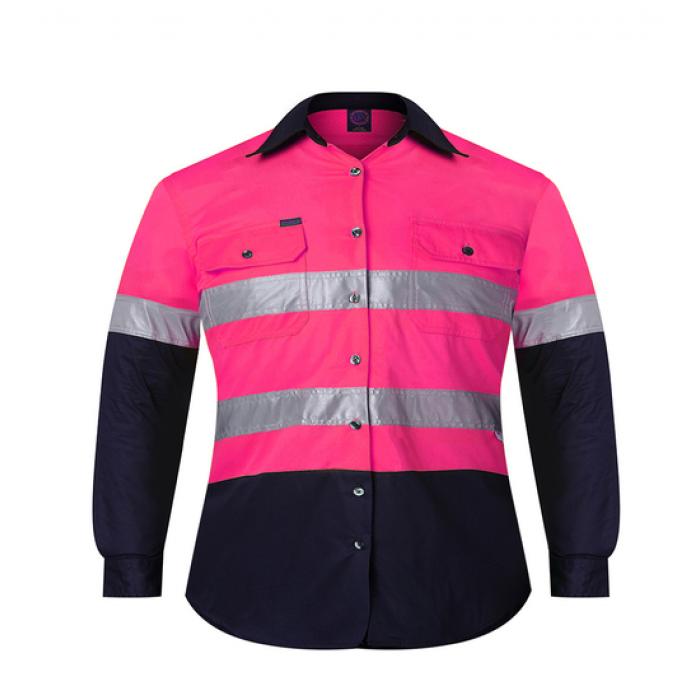 Kids 2 Tone Open Front Shirt With Tape