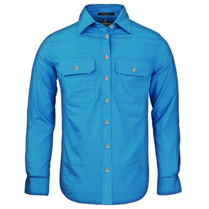 Women's Pilbara Open Front L/S Shirt