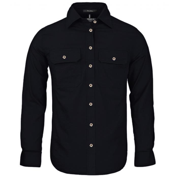 Women's Pilbara Open Front L/S Shirt