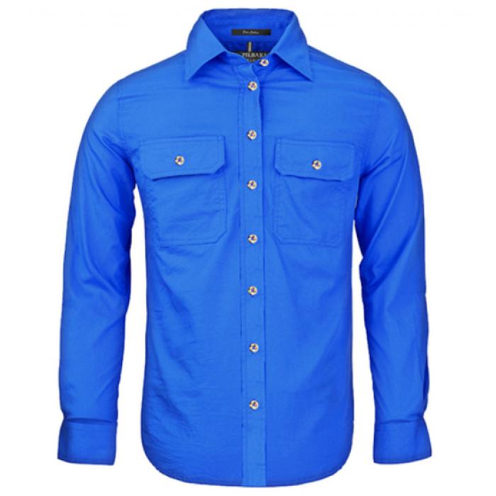 Women's Pilbara Open Front L/S Shirt