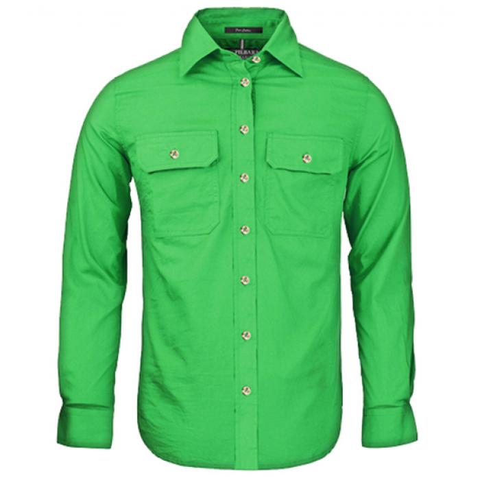 Women's Pilbara Open Front L/S Shirt