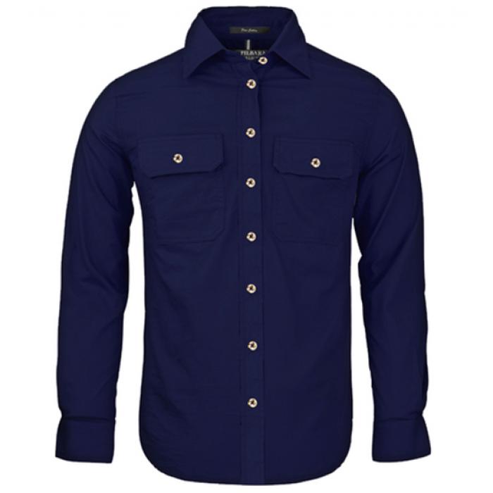 Women's Pilbara Open Front L/S Shirt