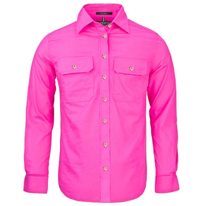 Women's Pilbara Open Front L/S Shirt