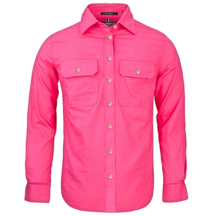 Women's Pilbara Open Front L/S Shirt