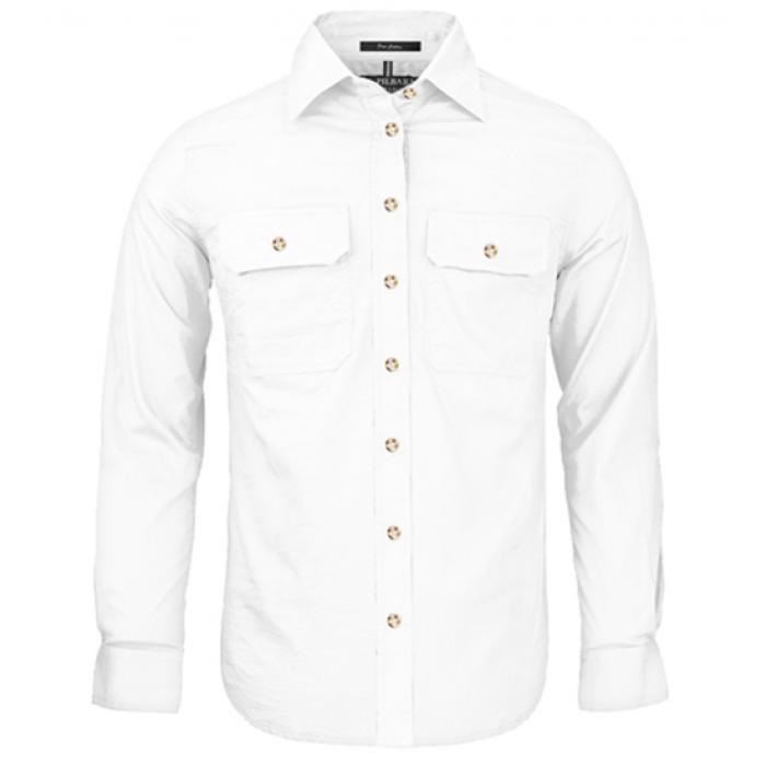 Women's Pilbara Open Front L/S Shirt