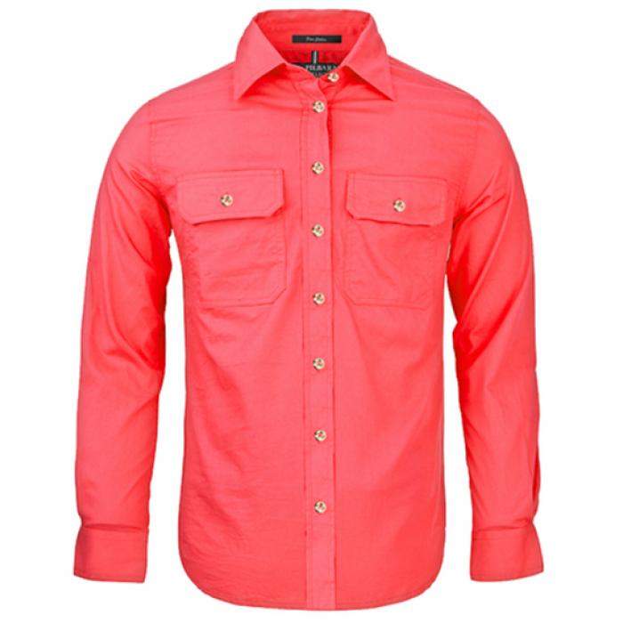 Women's Pilbara Open Front L/S Shirt