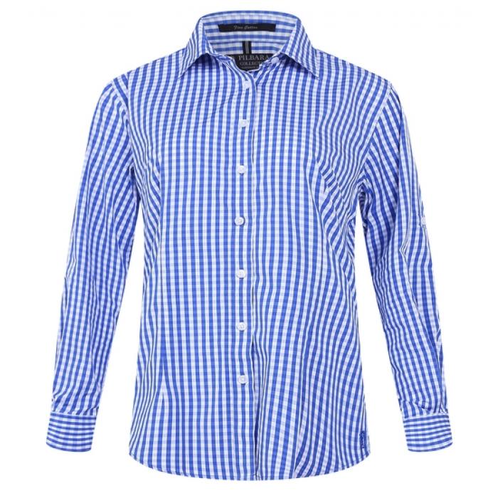 Pilbara Ladies Check L/S Shirt