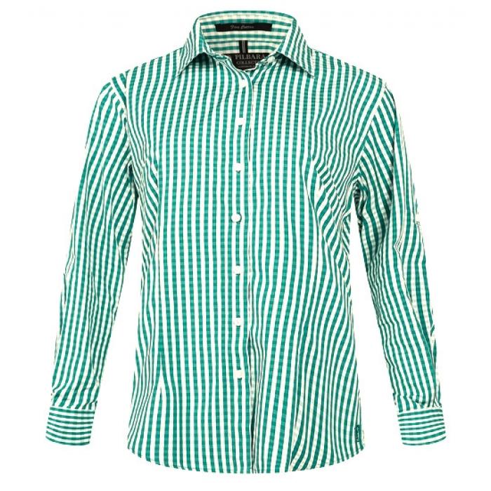 Pilbara Ladies Check L/S Shirt