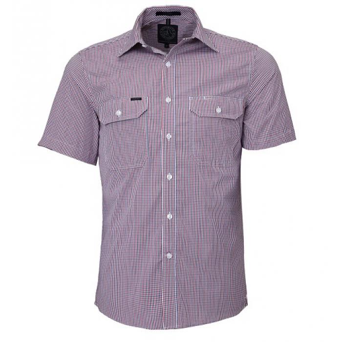 Pilbara Men's S/S Shirt Double Pockets