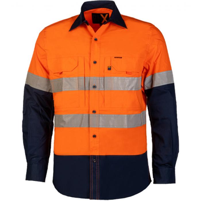 Rmx Flex Fit Utility Shirts Two Tone Reflective
