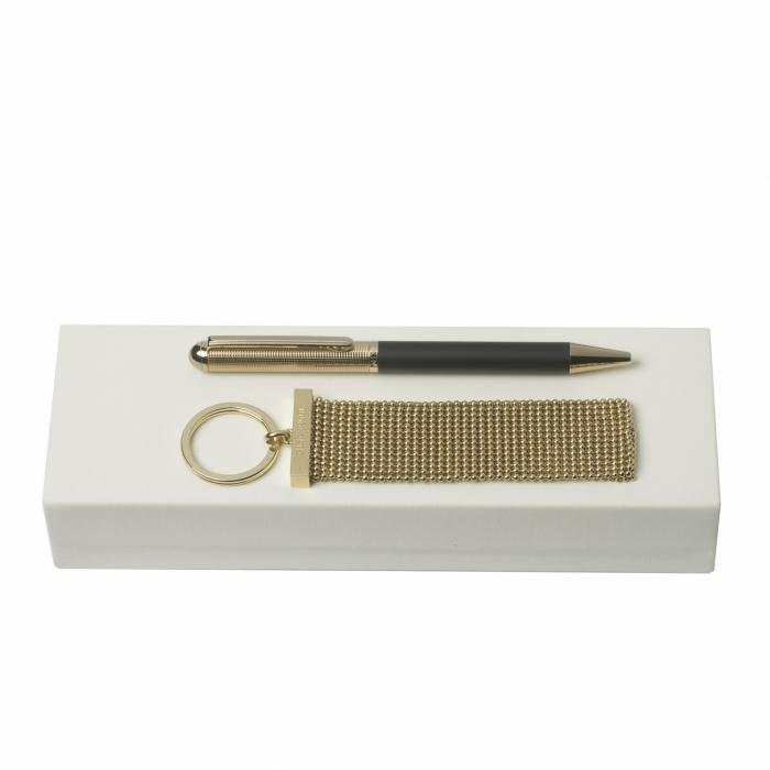 Set Perle Black (ballpoint Pen & Key Ring)
