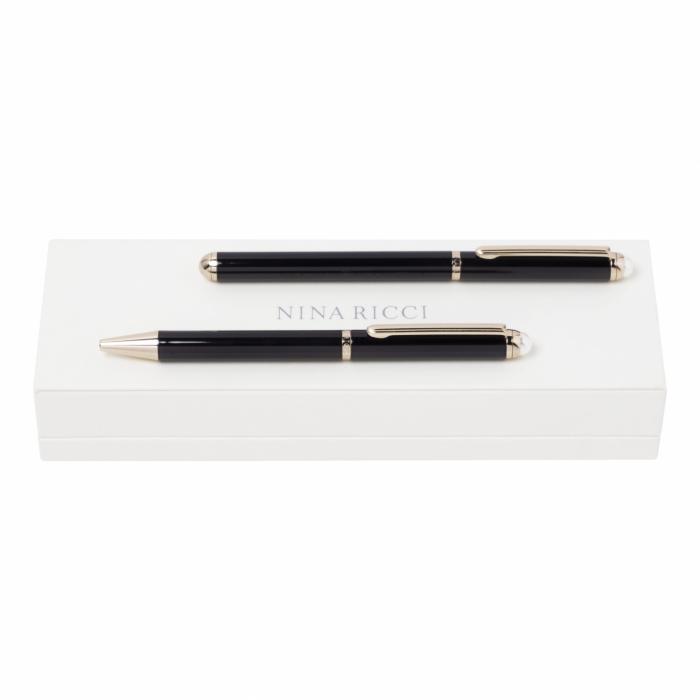 Set Perle Blue (ballpoint Pen & Rollerball Pen)