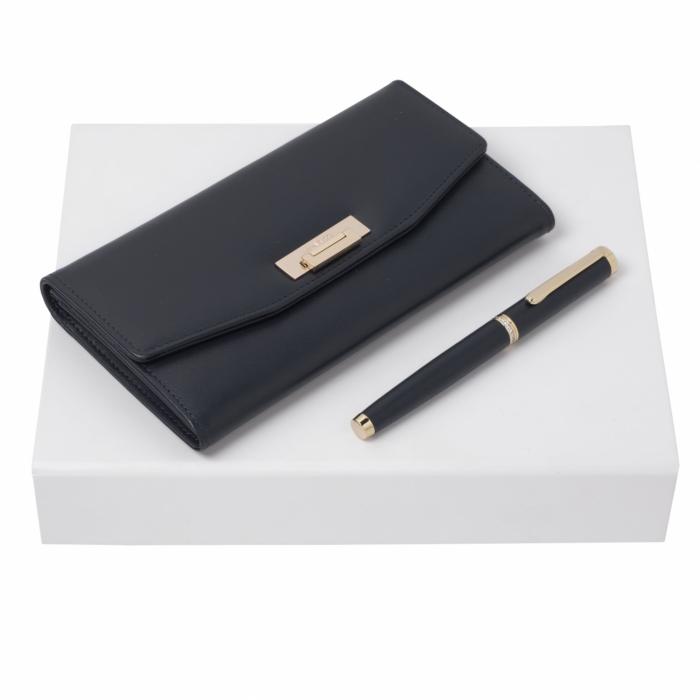 Set Nina Ricci Blue (rollerball Pen & Case)