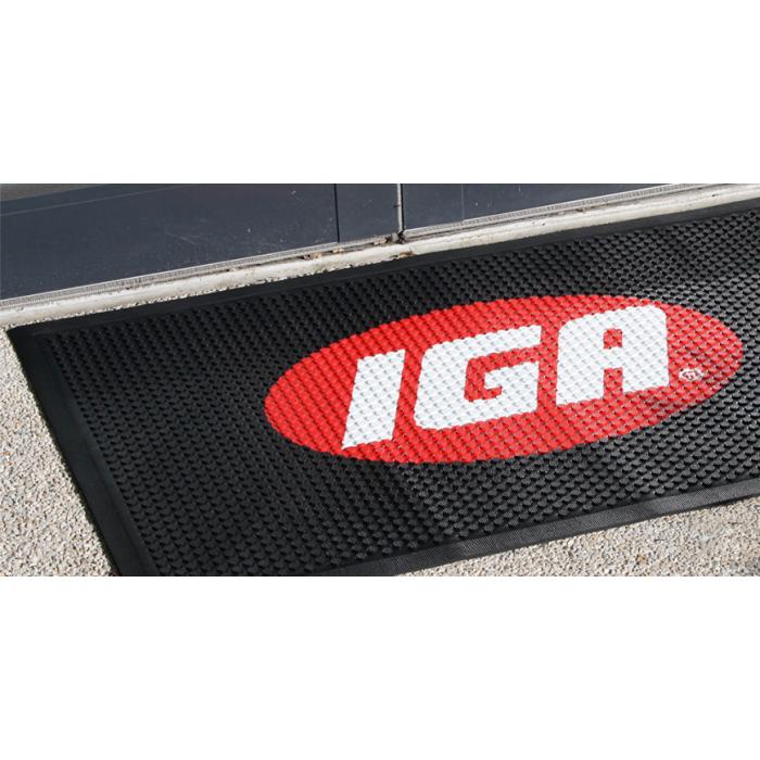 Rubber Scraper Logo Mat