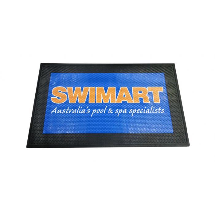 Rubber Scraper Logo Mat