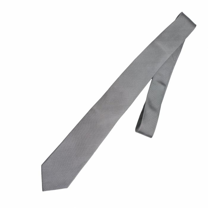 Silk Tie Costume Grey