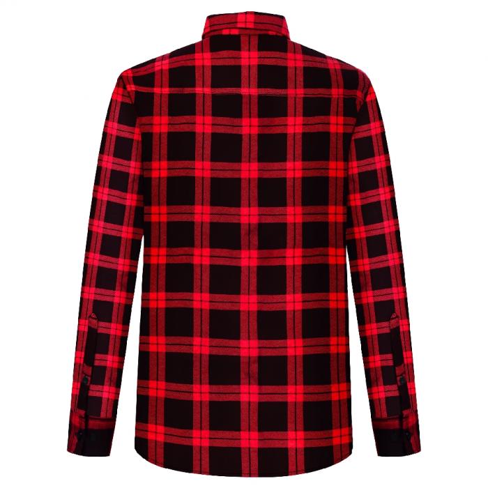 Open Front Quilted Long Sleeve Shirt