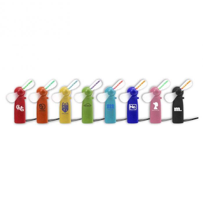 Mini LED Light Up Fan