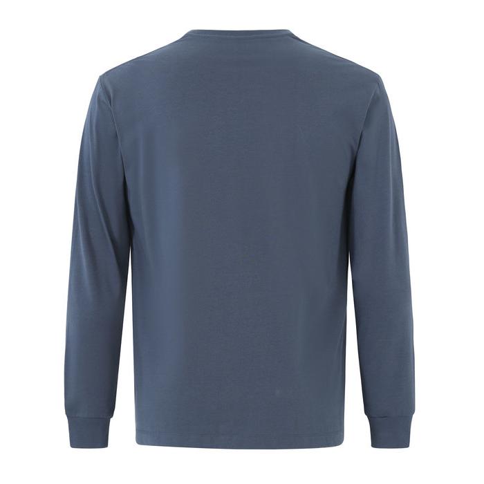 Mens Premium Cotton Face Long Sleeve Tee