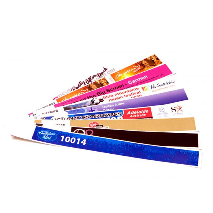 25mm Full Colour Tyvek Wristbands