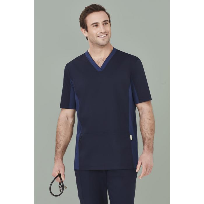 Mens Riley V-Neck Scrub Top