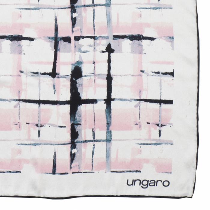 Silk Scarf Tweed White