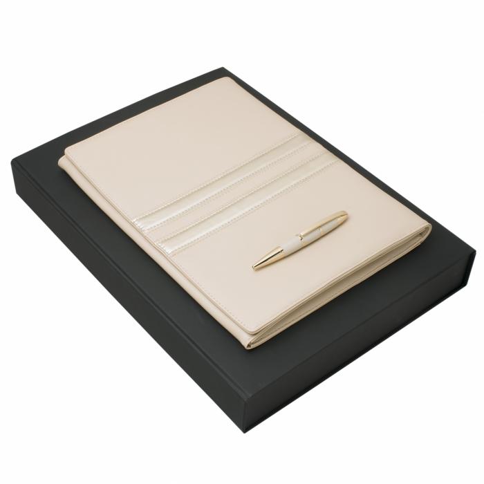 Set Sienna Nude & Gold (ballpoint Pen & Case)