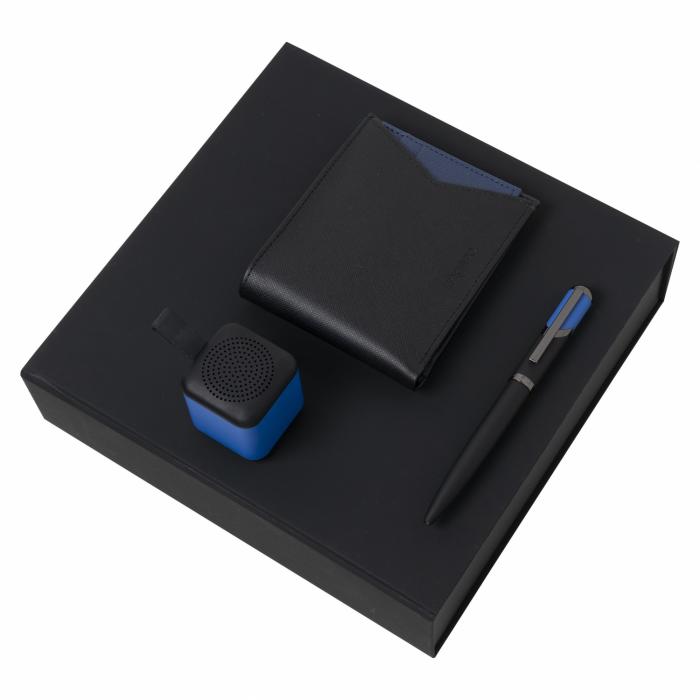 Set Cosmo Blue (ballpoint Pen, Wallet & Speaker)