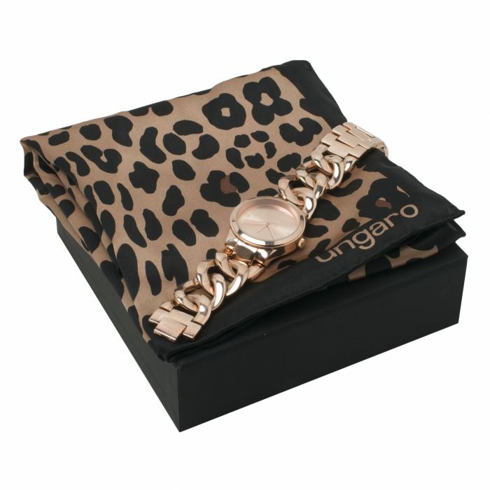 Set Ungaro (Gold Plating watch & Silk Scarf)