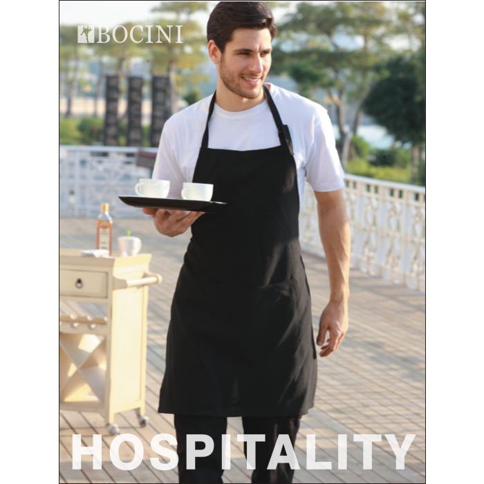 Cotton Drill Full Bib Apron - No Pocket