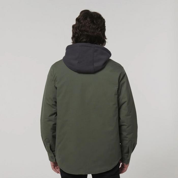 Mens Quilted Solid Shacket