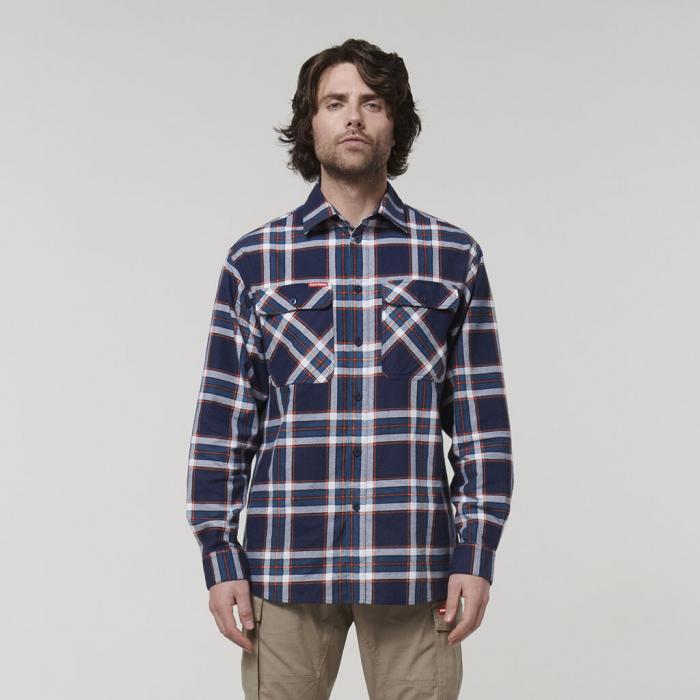 Mens Long Sleeve Check Flannel