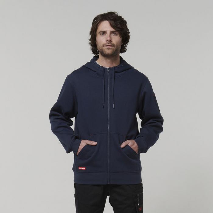 Mens Core Fleece Zip Hoodie