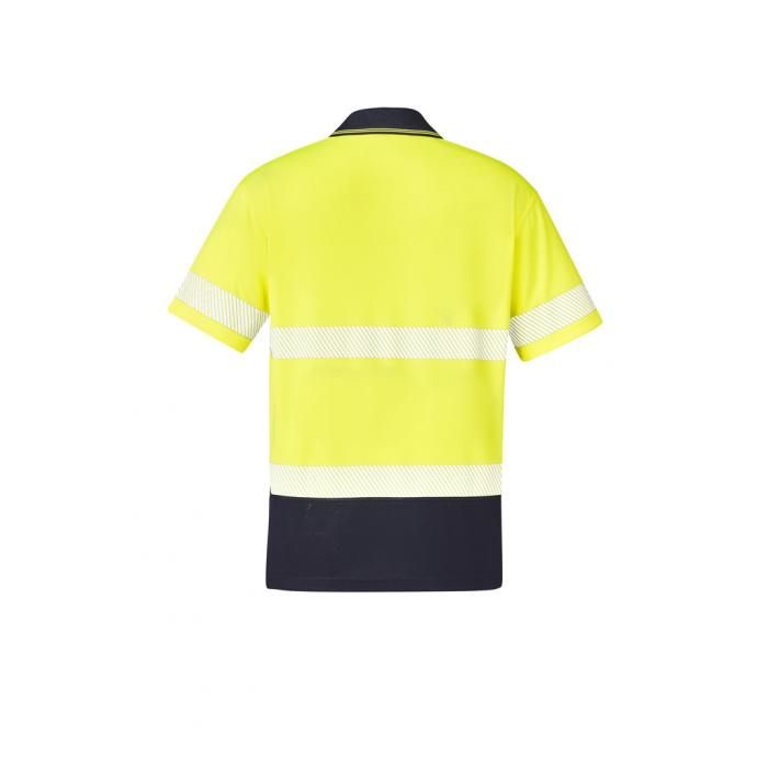 Unisex Hi Vis Segmented S/S Polo - Hoop Taped