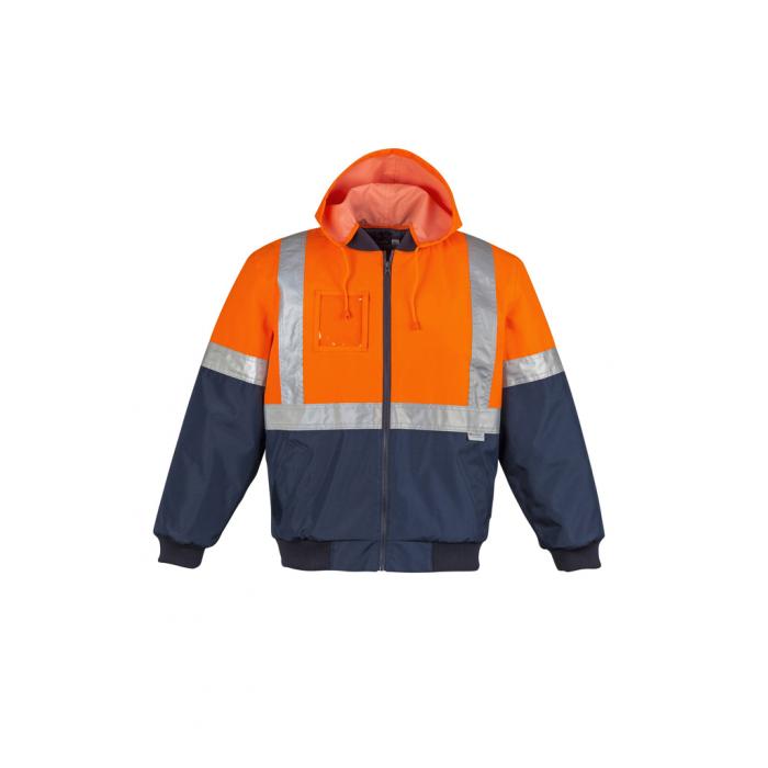 Mens HI Vis Quilted Flying Jacket