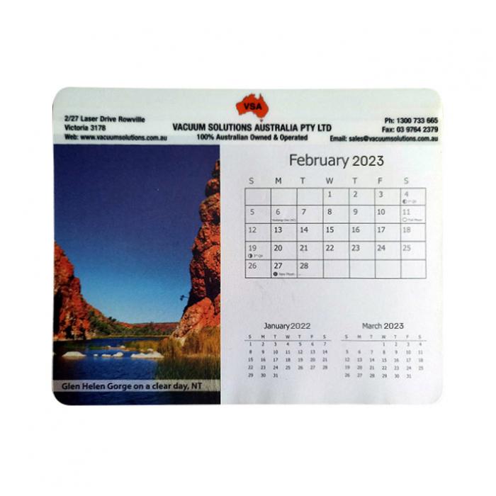Calendar PVC Mouse Mat