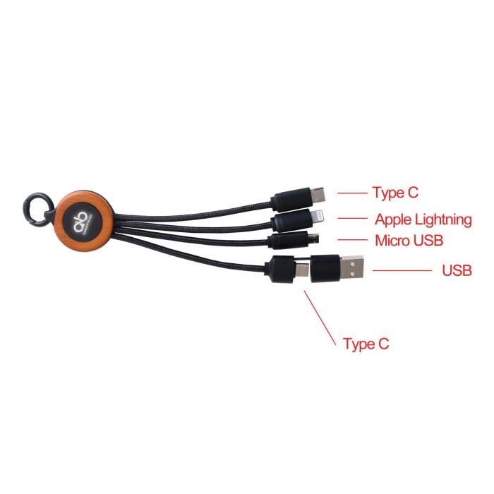 Light Up Charging Cable - Round Shape