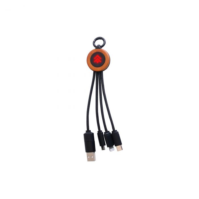 Light Up Charging Cable - Round Shape
