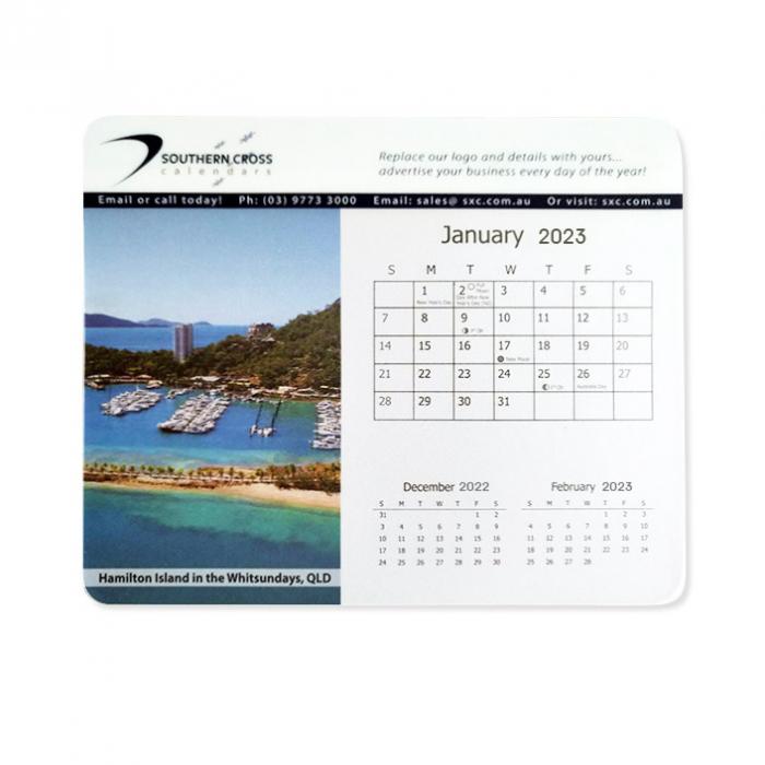 Calendar PVC Mouse Mat