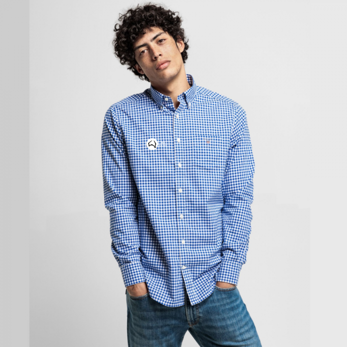 GANT Regular Fit Gingham Broadcloth Shirt