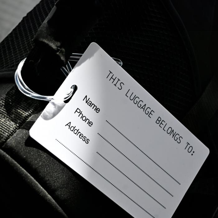 Imprinted Large Luggage Tag