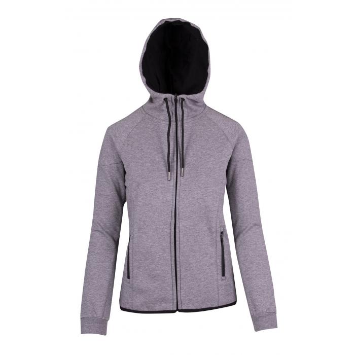 Ladies/Junior 320gsm Soft cotton/Bonded Polar Fleece Hoodie