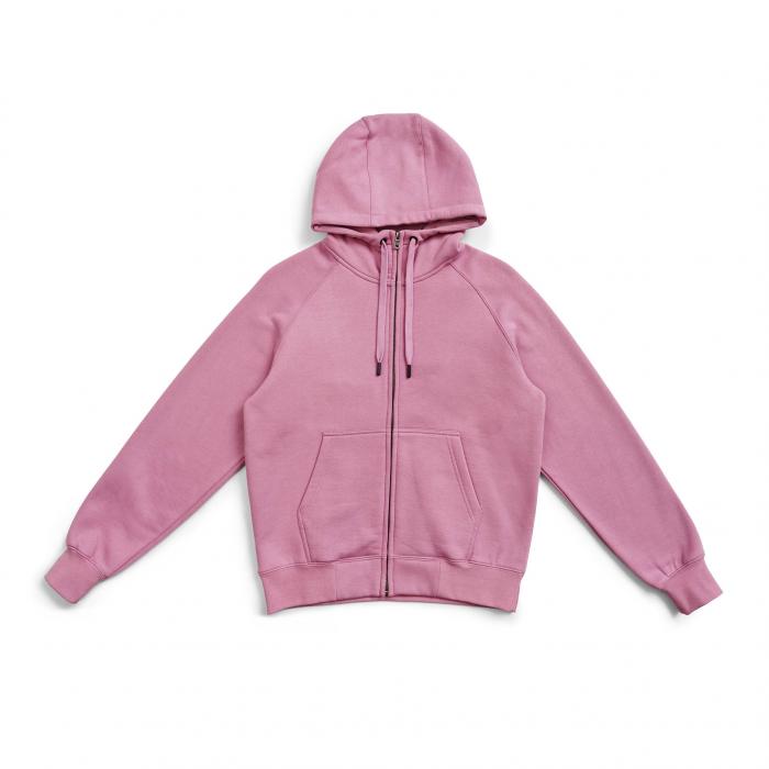 Ladies/Junior' Cotton Care Kangaroo Pocket Zipper Hoodie