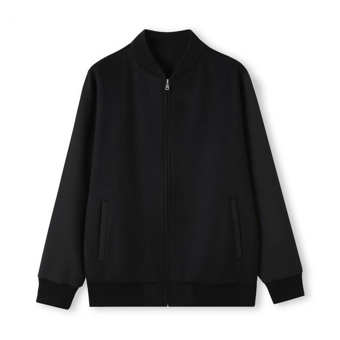 500gsm Men's/Unisex Wool Blend Soft Shell Varsity Jacket