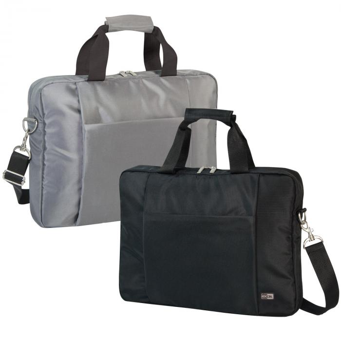 Excel Zip Top Padded Satchel
