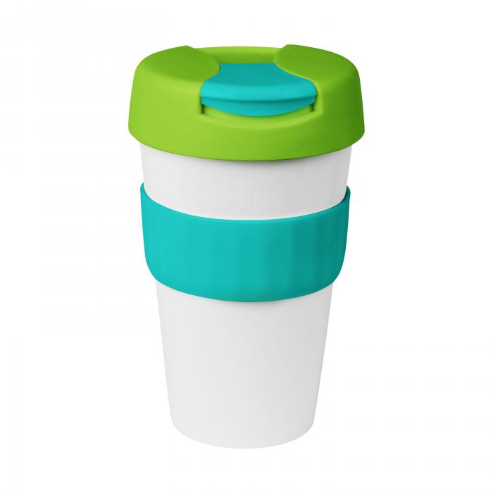 16oz/535ml Plastic Karma Kup Plastic Flip Lid
