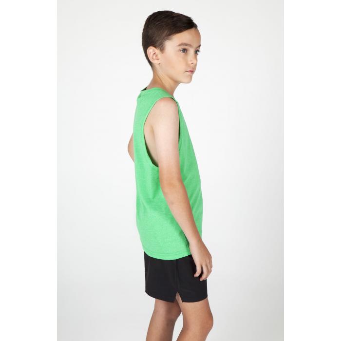 Boys Heather Sleeveless Tee - Greatness Range
