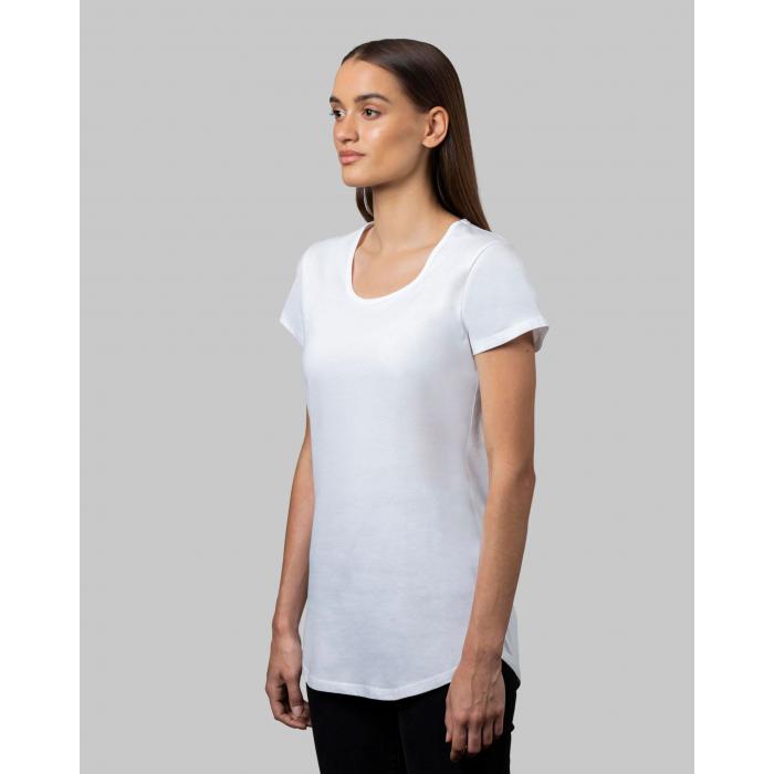 Womens Curved Hem T-shirt