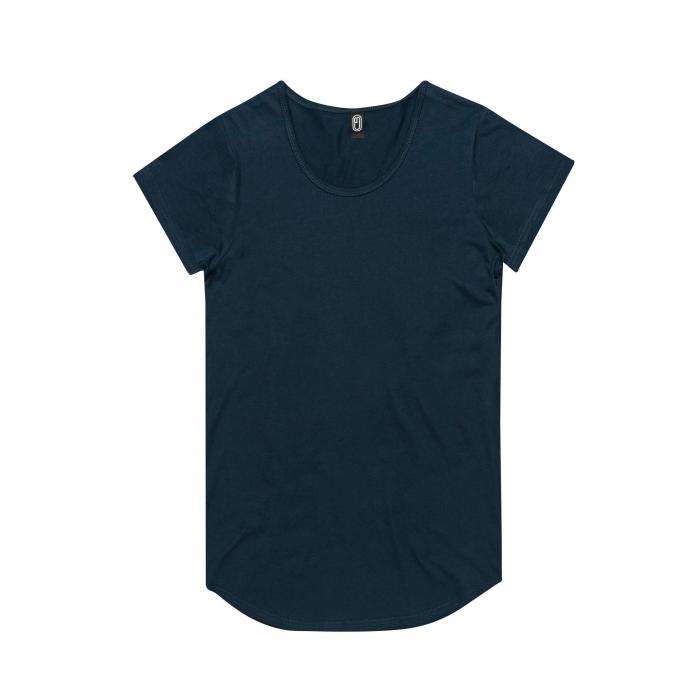 Womens Curved Hem T-shirt